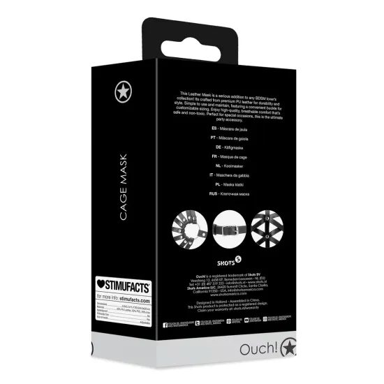 Ouch! Cage maska črna