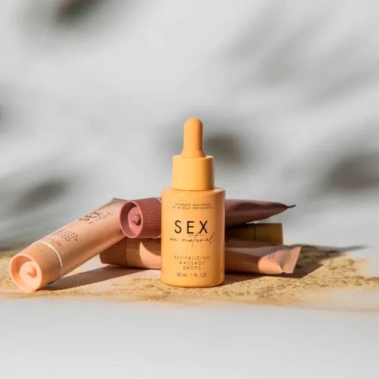 Bijoux Indiscrets Sex Au Naturel revitalizacijske masažne kapljice 30 ml