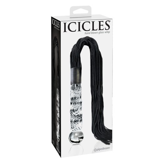 Steklen bič/dildo Icicles no 38