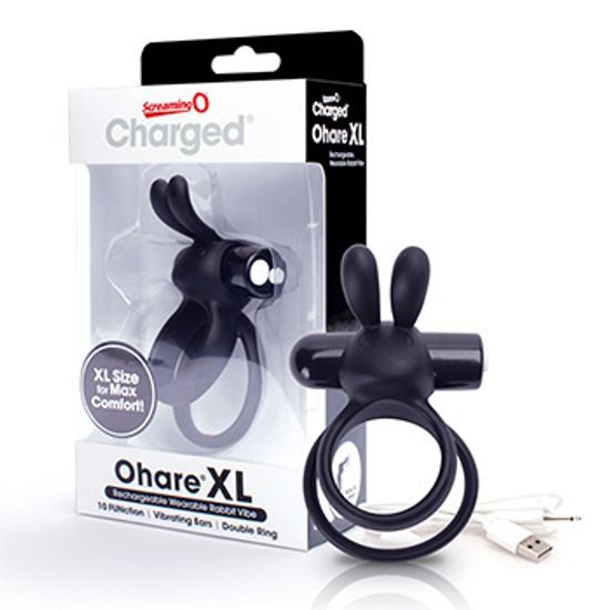 The Screaming O - Charged Ohare XL Rabbit Vibe črn