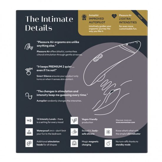 Womanizer Premium 2 Črna