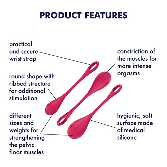 Satisfyer Yoni Power 1 rdeča