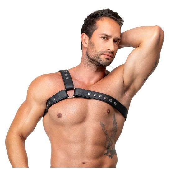 ZADO enostranski usnjeni prsni harness
