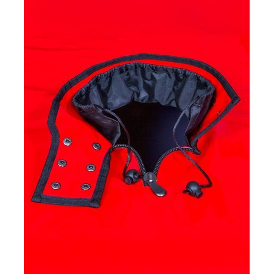 Secretdome BDSM seksualna kabina z odprtinami črna