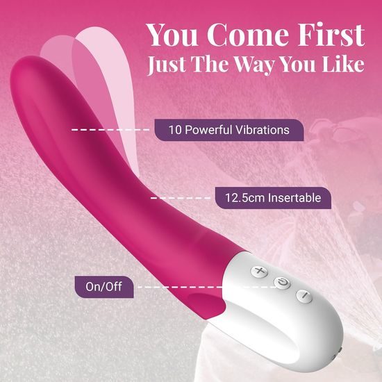 Liebe Bend It G-Spot Polnilni Vibrator Cerise