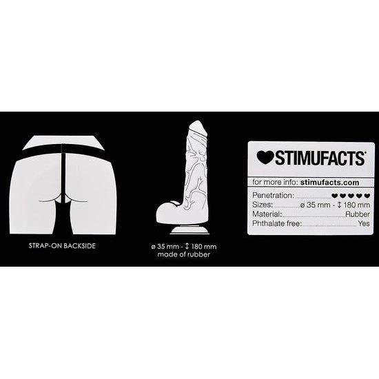 Ouch! Realistični 7″ strap-on