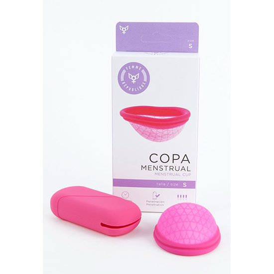Menstrualna skodelica Femme Republique velikost S rožnata