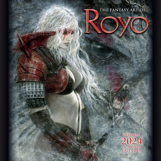 FANTASY ART OF ROYO - URADNI KOLEDAR 2024 (popust - udarjen vogal)