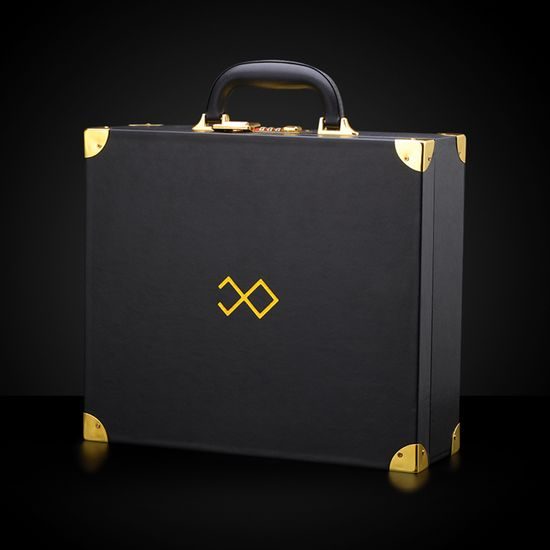 LOCKINK - Moonlight shranjevalni kovček črn