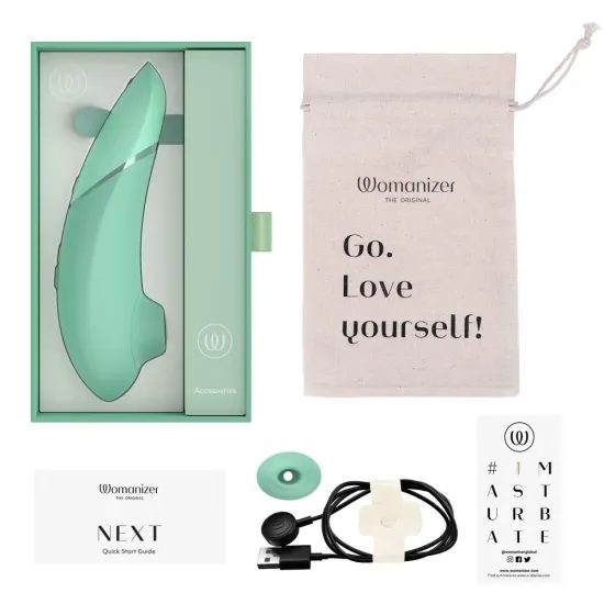Womanizer Next stimulator klitorisa Green 17,1 cm