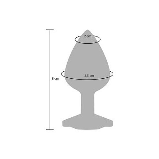 ToyJoy Diamond Booty Jewel Medium rožnat