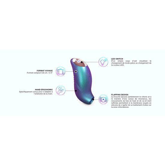 Believer Iridescent Berry stimulator klitorisa Malina