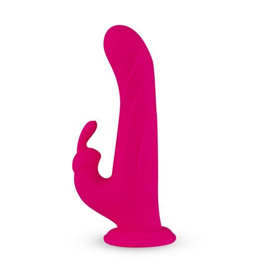 FeelzToys Whirl-Pulse Vrteči Zajčji Vibrator & Daljinski Upravljalnik Roza