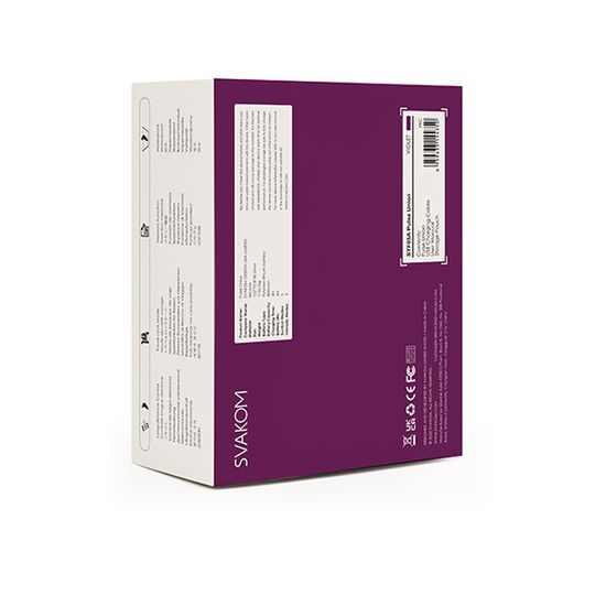 SVAKOM Pulse Union sesalni stimulator z upravljanjem prek aplikacije, vijoličen