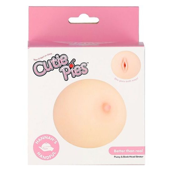 CutiePies Hannah's Handful Pussy &amp; Boob Head Stroker