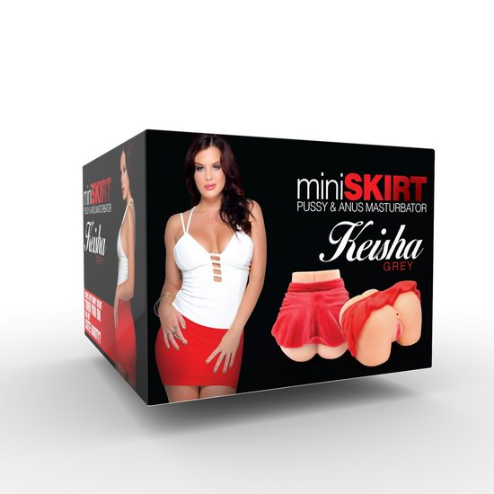 Star Strokers Keisha Gray masturbator za vagino in anus