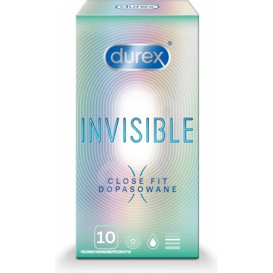 Durex Invisible Close Fit 10 kos