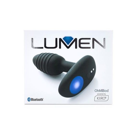 Kiiroo OhMiBod Lumen analni čep črn