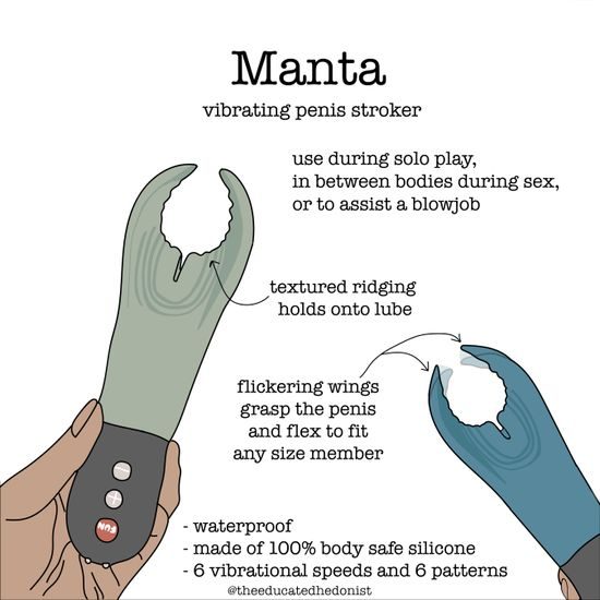 Fun Factory Manta črna