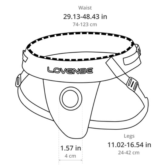 Lovense brezpasni postroj za Lapis