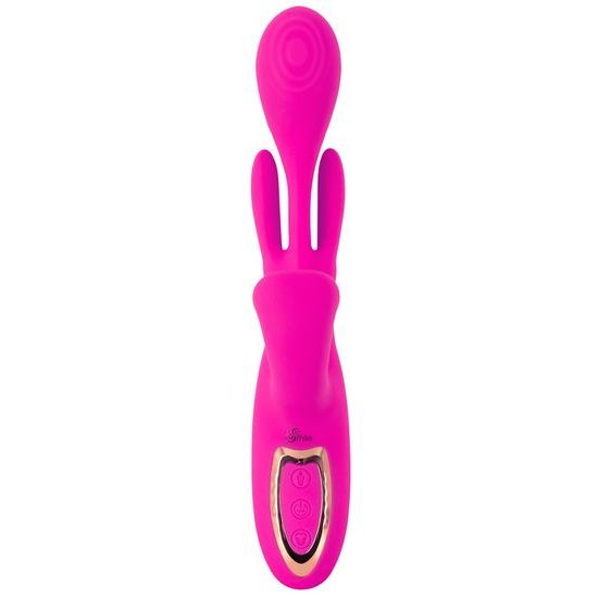 Sweet Smile Dual Swing rožnati rabbit vibrator