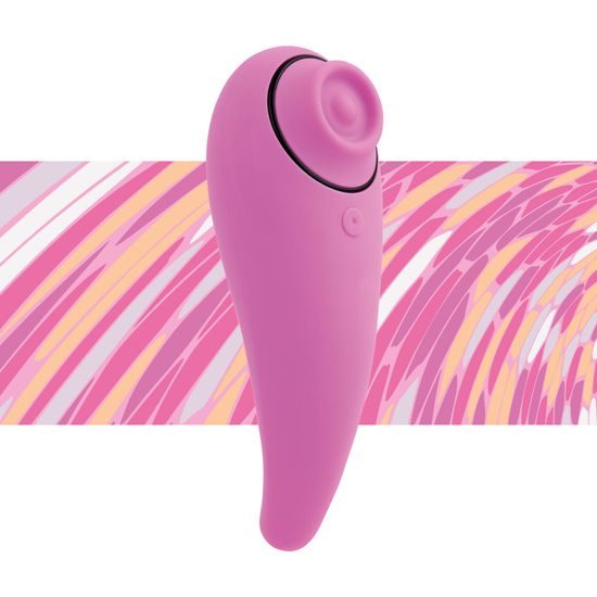 FeelzToys FemmeGasm vibrator s tapkanjem &amp; žgečkanjem roza