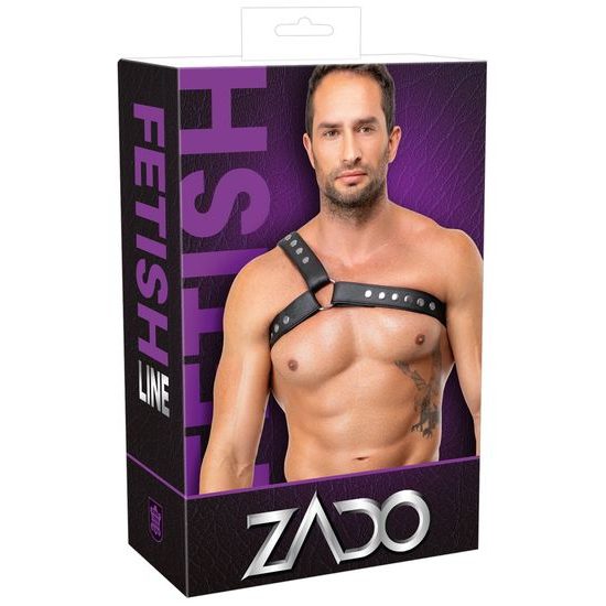 ZADO enostranski usnjeni prsni harness
