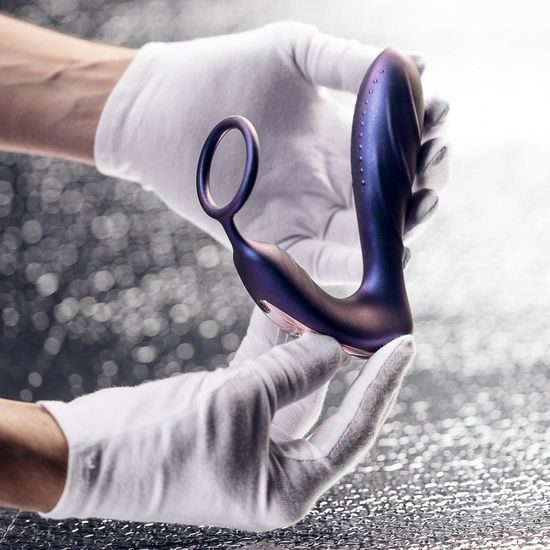 Hueman analni vibrator z obročkom za penis