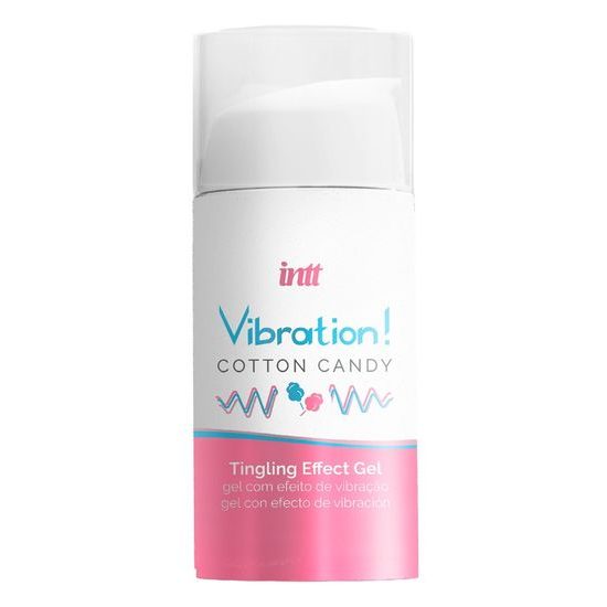 intt Vibration! Gel s ščemenjem z okusom sladkorne pene 15 ml