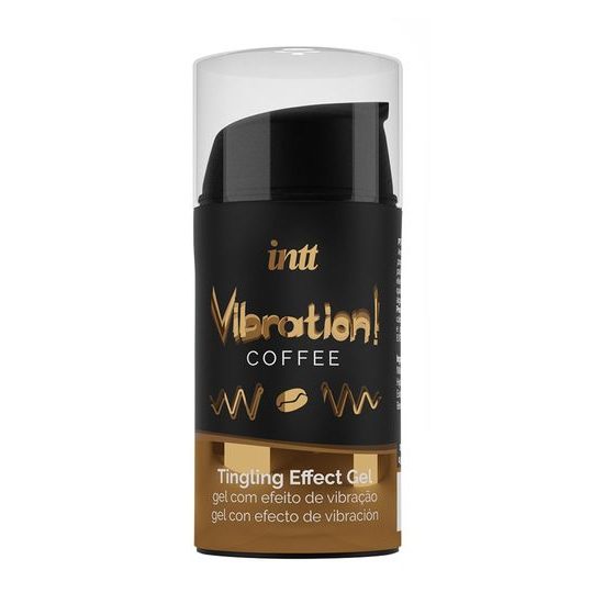 intt Vibration! Gel z mravljinčastim učinkom Coffee 15 ml