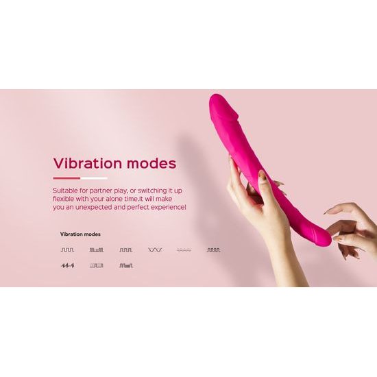 Honey Play Box Sappho obojestranski dildo &amp; vibrirajoči dildo