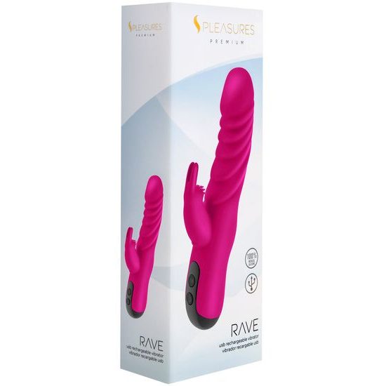 Vibrator z zajčkom Rave S Pleasures