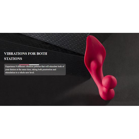 Honey Play Box Lamia dvojni vibrator za klitoris in anus