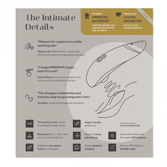 Womanizer Premium 2 Bela