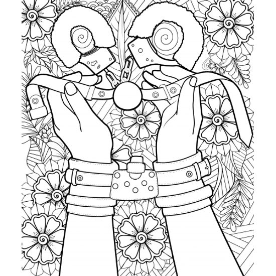 Tied Up In Colors BDSM pobarvanke