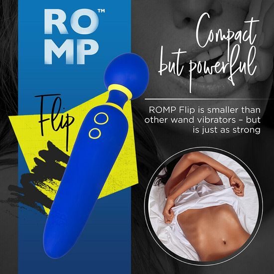 ROMP Flip Wand Massager Modra