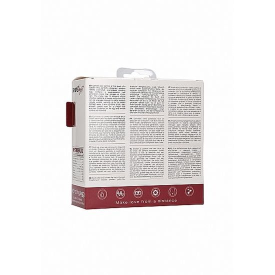 Shots Toys 10-rychlostno daljinsko vibrirajoče jajce Big