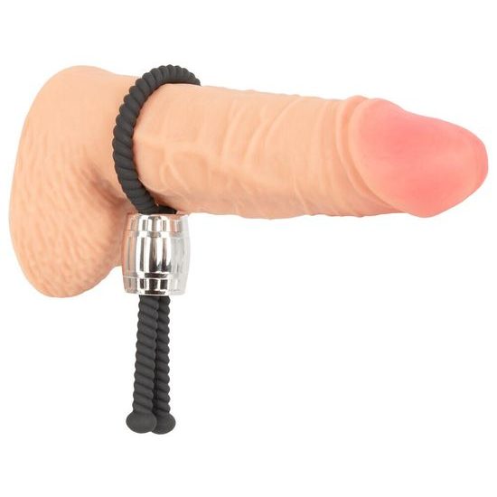 Rebel Heavy Rope Cock Strap črn