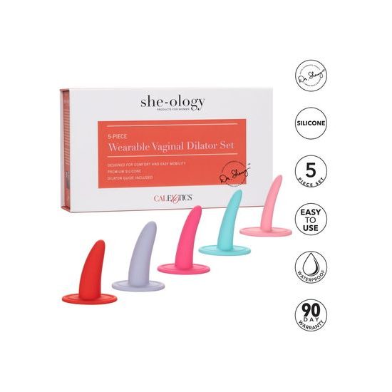 Komplet CalExotics She-Ology Advanced Wearable Dilator Set