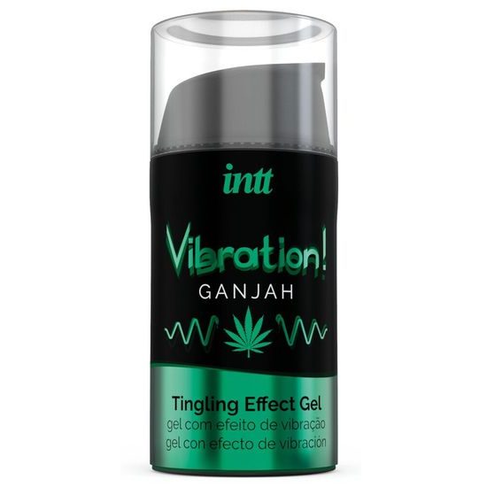 intt Vibration! Gel z učinkom mravljinčenja Ganjah konoplja 15 ml