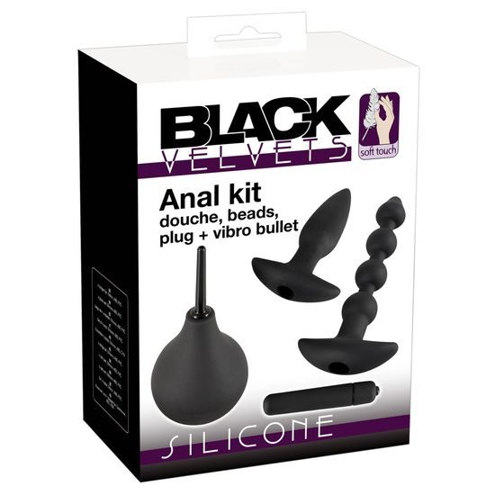 You2Toys Black Velvets analni komplet