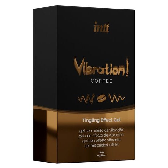intt Vibration! Gel z mravljinčastim učinkom Coffee 15 ml