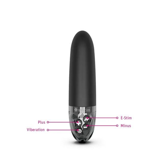 Mystim Sleak Freak eStim vibrator črn