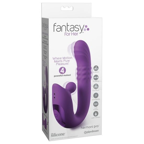 Fantasy For Her Harmoni Pro vijolični rabbit vibrator