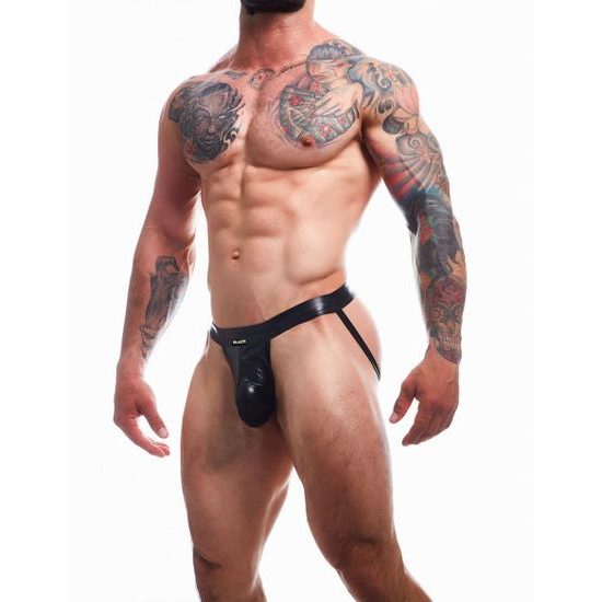 BL4CK by C4M Ergonomski črni jockstrap