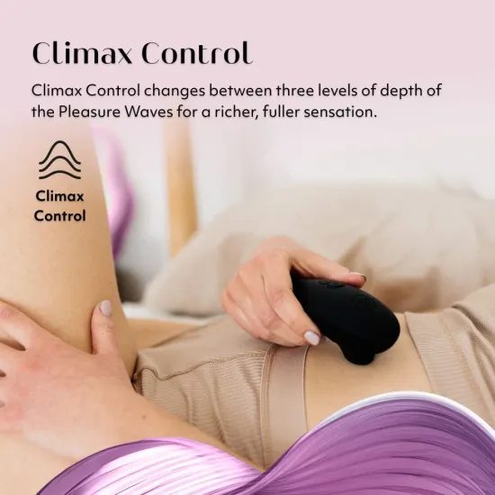 Womanizer Next - stimulator klitorisa z zračnim valovanjem, ki ga je mogoče ponovno napolniti (črn)