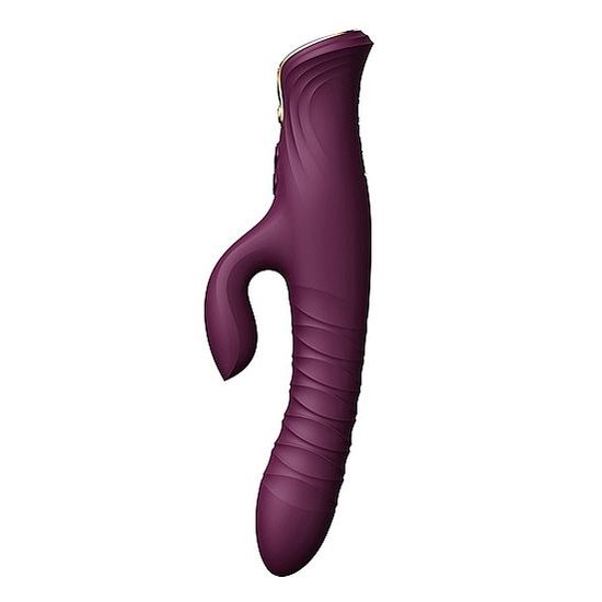 Zalo Mose Potiskajoči Rabbit Vibrator Vijoličen