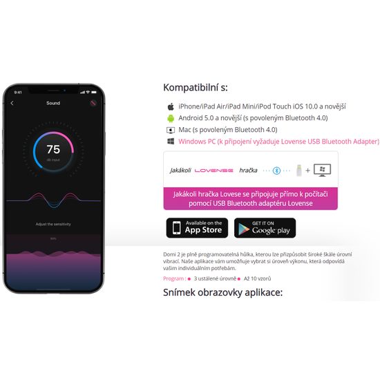 Lovense Domi 2 Mini Wand masažer