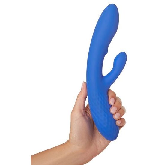 PlusOne dvojni vibračni stimulator, moder