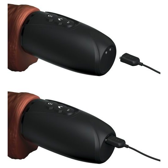 Pipedream King Cock Plus Triple Threat rjav